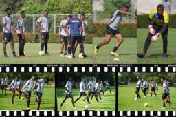 Entrenamiento de Real España de este martes. Fotos José Cantarero.