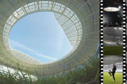 El nuevo estadio de Samara para Rusia 2018 se construyó en el distrito de Radiotsentr, y estará rodeado por una urbanización residencial e infraestructuras de alta calidad. Acogerá el partido entre Brasil y México en octavos de final el lunes.