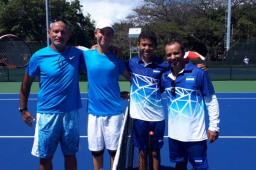 Impecable participación esta teniendo la delegación de tenis U-14 en República Dominicana.
