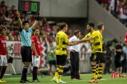 Mario Götze y su regreso a las canchas en un amistoso en tierras japonesas con el Borussia Dortmund.