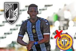 El delantero hondureño Bryan Róchez juega desde el 2017 en el Nacional de Madeira del fútbol de Portugal.