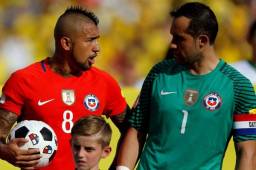 Arturo Vidal y Claudio Bravo volverán a coincidir en la Selección de Chile.