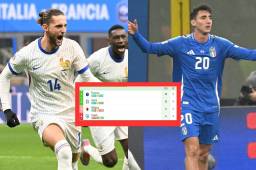 Rabiot devora a Italia y conquista el liderato para Francia. Así marchan las tablas de posiciones.