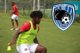 El defensor central hondureño Cristian Moreira jugará con el Municipal Grecia de la primera división de Costa Rica. Foto cortesía