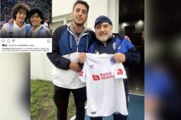 Diego Maradona y Pedro Troglio tiene una enorme amistad y hace un año, el entrenador que dirige en el fútbol hondureño, le regaló la camisa del Olimpia.