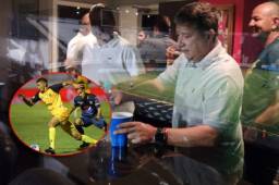 El entrenador de Honduras, Hernán 'Bolillo' Gómez, asistió al Motagua-Real España en Tegucigalpa. Foto cortesía de SB DEPORTES HN.