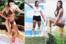 La sexi árbitro Denise Bueno asistente dio de que hablar por su actuación en un partido en Sao Paulo.