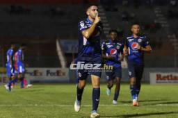 Motagua fue un equipo contundente y humilló al Victoria en el cierre de la primera vuelta de la Liga Nacional. FOTO DIEZ: Esaú Ocampo.