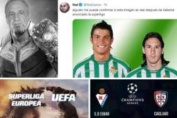 Te presentamos los mejores de la creación de la Superliga europea. Nadie se salva y Messi es protagonista junto a Cristiano Ronaldo.