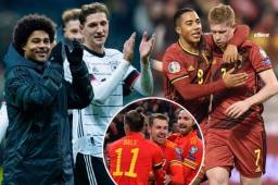 Alemania, Bélgica y Gales disputarán la Eurocopa del próximo año, que se jugará por primera vez en distintas ciudades de toda Europa.