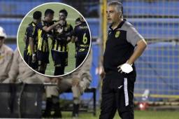 Ramiro Martínez consideró demasiado rigurosa la expulsión de Getsel Montes y resaltó la actitud de su equipo en el empate con Olimpia. Fotos DIEZ