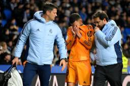 Dani Ceballos salió lesionado en las semifinales de ida de la Copa del Rey ante Real Sociedad.