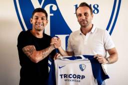 Cristian Gamboa fue presentado como nuevo refuerzo del VfL Bochum de la Segunda de Alemania. Fotos @VfLBochum1848eV