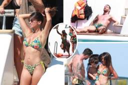 Lionel Messi y Antonela Roccuzo se fueron de vacaciones a Ibiza, allá también los acompañó Luis Suárez y su familia. Aquí las fotos.