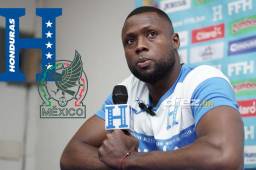 El delantero colombiano-hondureño dio su primera conferencia con la camiseta de la ‘H’.