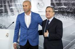 Zinedine fue anunciado como entrenador del Real Madrid el 4 de enero del 2016 por el presidente Florentino Pérez.