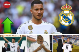 El belga fue presentado como jugador del Real Madrid y metió alrededor de 55 mil seguidores al Santiago Bernabéu. Aquí te dejemos el top.