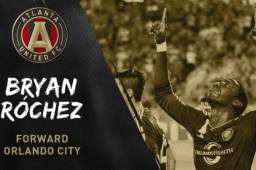 Bryan Róchez será una de las esperanzas goleadoras de Atlanta para la presente temporada.