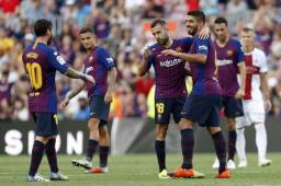 El Barcelona es el nuevo líder de la Liga Española por la diferencia de goles a favor.