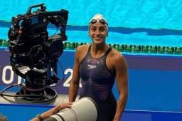 Julimar Ávila durante su participación en los Juegos Olímpicos de Tokio 2021. Foto Cortesía.