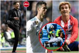 Te dejamos las mejores imágenes de lo que no se vio en TV del empate que le sacó el Atlético de Madrid al Real Madrid en el Santiago Bernbéu. Tenés que ver la chilena del hijo de Cristiano Ronaldo. ¿Igualitas?