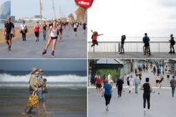 Los españoles por fin salieron a pasear y hacer deporte luego de estar encerrados por la pandemia del coronavirus, pero ha sido mucho el alboroto de los ciudadanos.