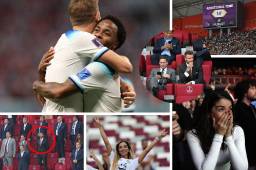 Inglaterra propinó la primera goleada de Qatar 2022. El equipo inglés humilló a Qatar y estas son las imágenes que no se vieron en TV. Los ingleses celebraron con cerveza.