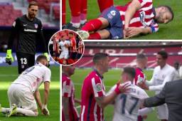 Luis Suárez se encaró con un jugador del Real Madrid en el mediotiempo partido, el uruguayo hasta lo empujó y este se molestó. El gesto que tuvo Oblak con Benzema.