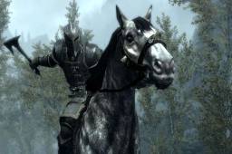 Los caballos son el medio de transporte por excelencia en Skyrim, incluso pueden ser utilizados en combate o para escalar montañas.