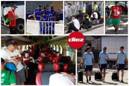 Motagua y Marathón viajaron, Olimpia entrenó en el Nacional y Real España en su sede. Las imágenes previo a la fecha 7 del Clausura 2020 en Honduras. Fotos Melvin Cubas y Ronald Aceituno