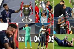 Te presentamos en fotos la profunda tristeza del conjunto parisino luego de perder ante el Bayern Múnich la gran final de la Liga de Campeones.