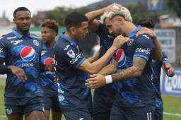 Motagua y Victoria juegan hoy en Danlí por la fecha 3 del Clausura 2024. FOTOS: Alex Pérez