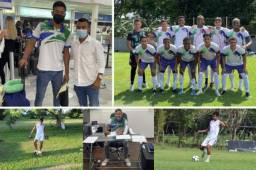 Alejandro Burgos es uno de los talentos con mayor proyección del fútbol sampedrano. Destacó en GSM donde usaba el '10'. Él se preparó arduamente para afrontar su nuevo reto en Brasil.