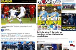 Esto dice la prensa salvadoreña sobre el partido de esta tarde ante Honduras en el Cuscatlán por las Eliminatorias mundialistas.