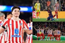 Atlético silencia al Barcelona y acaricia las semifinales de Champions: Julián Álvarez anotó un golazo de tiro libre