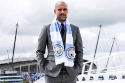 Pep Guardiola dirige la primera de tres temporadas en el Manchester City.