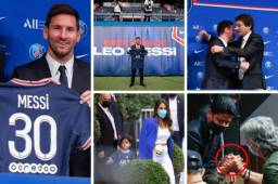 Lionel Messi fue presentado este miércoles como nuevo jugador del PSG y estas fueron las imágenes que dejó el histórico acontecimiento en el fútbol.