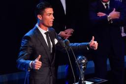 Cristiano Ronaldo ganó por segunda vez el premio The Best de la FIFA.