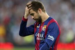 Piqué lamentó la eliminación del Barcelona en la Champions.