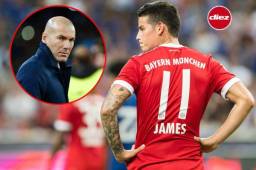 James reconoció que no era de los favoritos de Zidane en su paso por el Real Madrid.