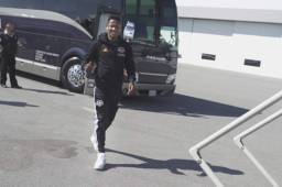 Romell Quioto en el momento de la llegada del Houston Dynamo.