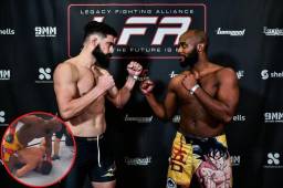 ¡Dura derrota! El peleador hondureño Steve Jones perdió en su combate rumbo a la UFC