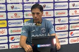 César Vigevani, entrenador de Motagua, se fue muy contento con la goleada ante Real España.