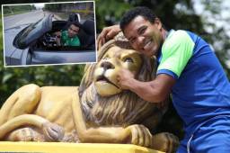 Julio César 'Rambo' de León se atrevió a responder a la pregunta sobre sus finanzas. Foto Juan Salgado