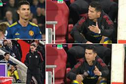 La polémica de Cristiano Ronaldo en el United: lo sacaron del partido, armó una rabieta y así lo calmó su entrenador