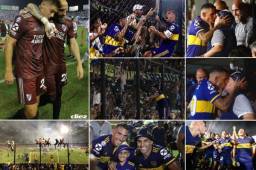 Estas son las imágenes que dejó el título que conquistado por Boca Juniors tras el pinchazo de River Plate en la última jornada de la Superliga Argentina. Diego Maradona fue homenajeado y Carlitos Tévez le ''comió'' la boca al 'Pelusa'.