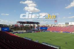 El Toyota Stadium luce impecable para el duelo entre Honduras y Canadá.