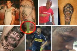 Los jugadores están expuesto también a tener los peores tatuajes. A continuación te presentamos los más feos.