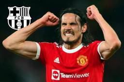 Edinson Cavani (34 años) tiene una opción clara de ser nuevo fichaje del FC Barcelona para enero del 2022.