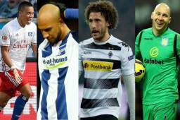 Los seleccionados de Estados Unidos, Bobby Wood, John Brook, Fabian Johnson y Brad Guzan no estarán contra Honduras el viernes en San José. Fotos cortesía